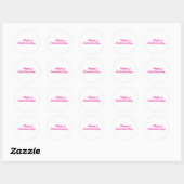 Happy Galentines dag Ronde Sticker (Vel)