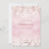 Happy Galentine's Day Ballonnen Feestdagenkaart (Achterkant)