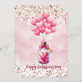 Happy Galentine's Day Ballonnen Feestdagenkaart