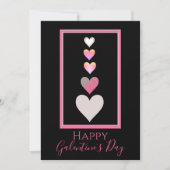 Happy Galentine's Day Best Friend Hearts Cute Feestdagenkaart (Voorkant)