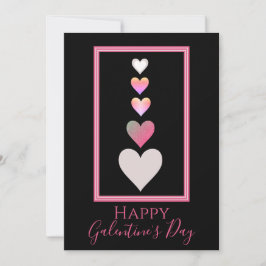 Happy Galentine's Day Best Friend Hearts Cute Feestdagenkaart