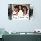 Happy Galentine's Day Black Heart Photo Friend Spandoek (Beurs)