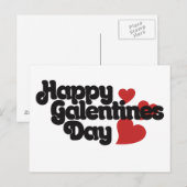 Happy Galentines Day Briefkaart (Voorkant / Achterkant)