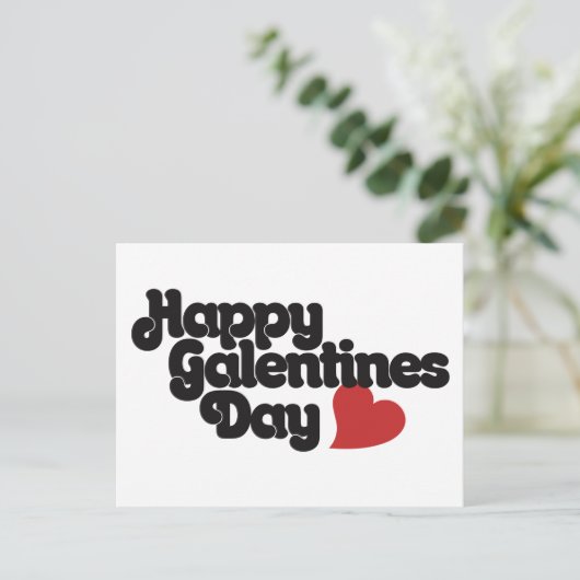 Happy Galentines Day Briefkaart (Staand voorkant)