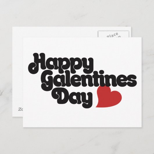 Happy Galentines Day Briefkaart (Voorkant / Achterkant)