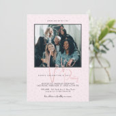 Happy Galentine's Day Brunch | Fotouitnodiging Kaart (Staand voorkant)