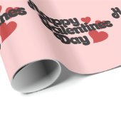 Happy Galentines Day Cadeaupapier (Rol Hoek)