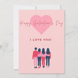 Happy Galentine's Day Card Feestdagenkaart