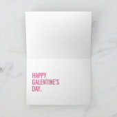 Happy Galentine's Day Card Kaart (Binnen)