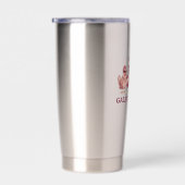 Happy Galentines Day Chicken Squad Cute Funny Hens Geïsoleerde Drinkbeker (Rechts)