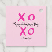 Happy Galentine's Day Custom xoxo valentijns's Bedankjes Labels (Achterkant)