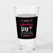 Happy Galentine's Day Februari 13 Glas (Voorkant)