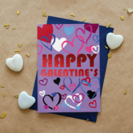 Happy Galentine's Day Feestdagen Kaart