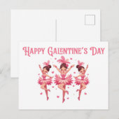 Happy Galentine's Day Feestdagenkaart (Voorkant / Achterkant)