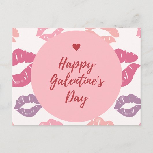 Happy Galentine's Day Feestdagenkaart (Voorkant)