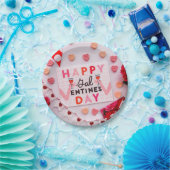 Happy Galentine's Day Food & Spirits Party Papieren Bordje (Feest)