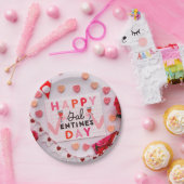 Happy Galentine's Day Food & Spirits Party Papieren Bordje (Feest)