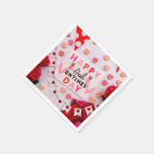 Happy Galentine's Day Food & Spirits Party Servet (Hoek)