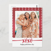 Happy Galentine's Day Foto Briefkaart (Voorkant / Achterkant)