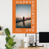 Happy Galentine's Day Fotocollage Paar Gevouwen Poster (Thuiskantoor)