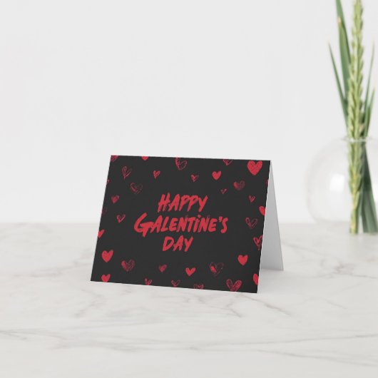 Happy Galentine's day girl friends Valentine's day Feestdagen Kaart (Voorkant)