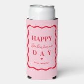 Happy Galentine's Day Girl's Night Gift Favoriet Seltzer Blikjeskoeler (Seltzer Voorkant)