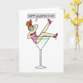 Happy Galentine's Day Kaart (Gele Bloem)