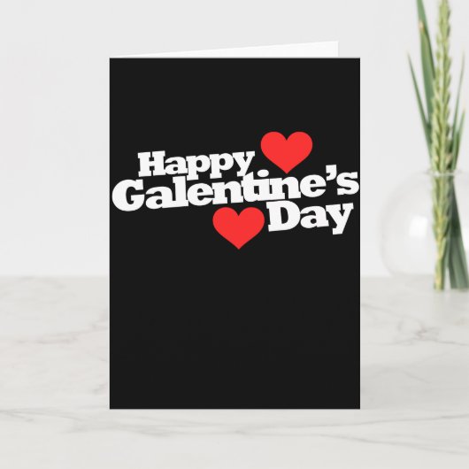 Happy Galentine's Day Kaart (Voorkant)