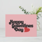 Happy Galentines Day Kaart (Staand voorkant)