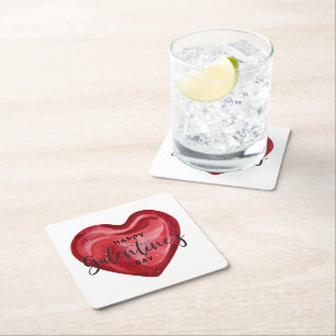 Happy Galentines Day Kartonnen Onderzetters