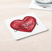 Happy Galentines Day Kartonnen Onderzetters (Schuin)