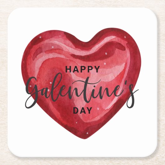 Happy Galentines Day Kartonnen Onderzetters (Voorkant)