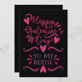Happy Galentine's Day | Naar mijn Bestie (Voorkant / Achterkant)