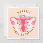 Happy Galentine's Day Ovaria voor Brovaria Feestdagenkaart (Voorkant)