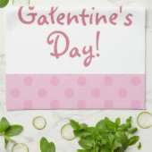 Happy Galentine's Day Pajamas Kitchen Towel Theedoek (Gevouwen)