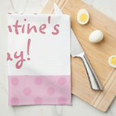 Happy Galentine's Day Pajamas Kitchen Towel Theedoek (Quarter Fold)