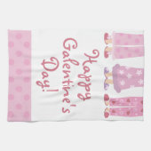 Happy Galentine's Day Pajamas Kitchen Towel Theedoek (Horizontaal)