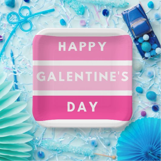 Happy Galentine's Day Paper Bord (Feest)