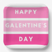Happy Galentine's Day Paper Bord (Voorkant)