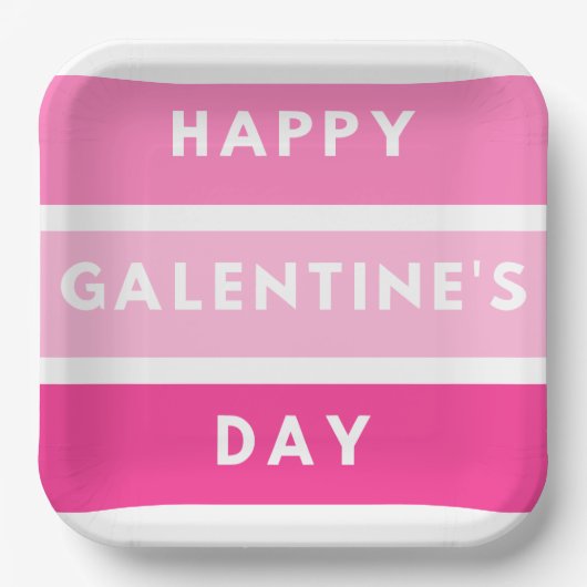 Happy Galentine's Day Paper Bord (Voorkant)