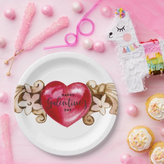 Happy Galentines Day Papieren Bordje (Feest)