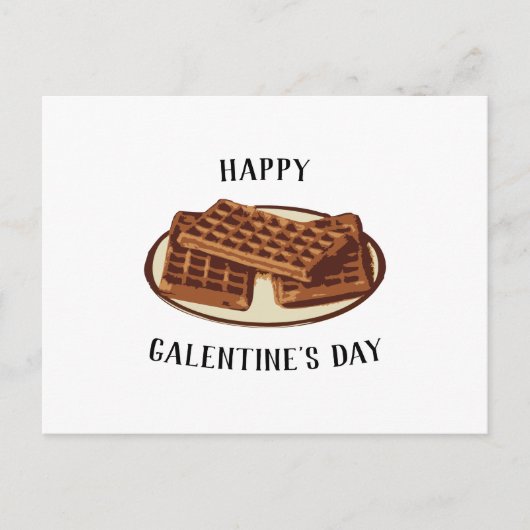 Happy Galentine's Day Parks & Rec Feestdagenkaart (Voorkant)