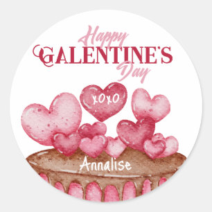 Happy Galentine's Day Ronde Sticker