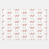 Happy Galentine's Day Roze Aardbei Cocktail Inpakpapier Vel (Voorkant 3)