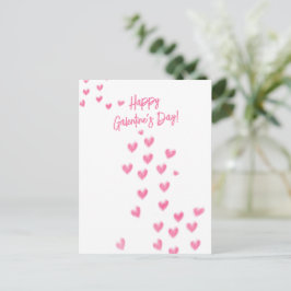Happy Galentine's Day Schattige roze harten Briefkaart