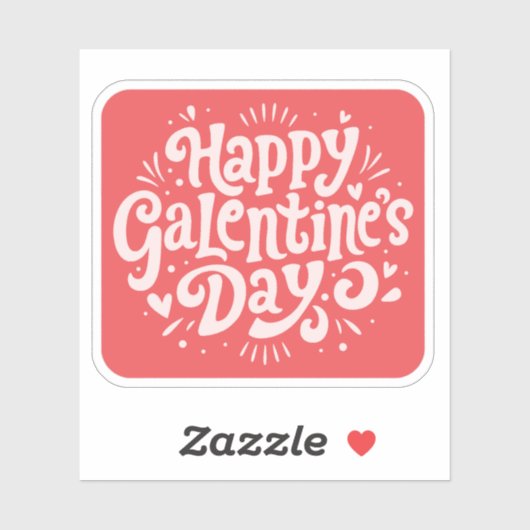 Happy Galentine's Day Sticker (Vel)