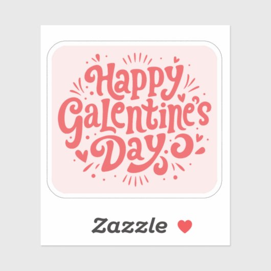 Happy Galentine's Day Sticker (Vel)