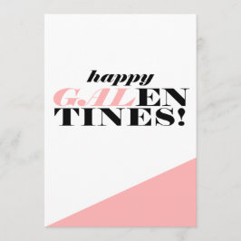 Happy Galentine's Day Wenskaart Kaart