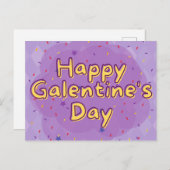 Happy Galentine's Platonic Valentijn Briefkaart (Voorkant / Achterkant)
