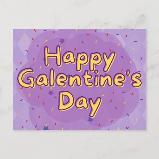 Happy Galentine's Platonic Valentijn Briefkaart (Voorkant)